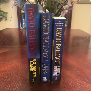 Lot of three books by David Baldacci.